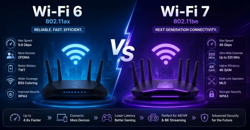 wi-fi 6 vs wi-fi 7
